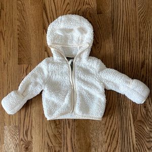 The North Face Kids White Fleece Jacket